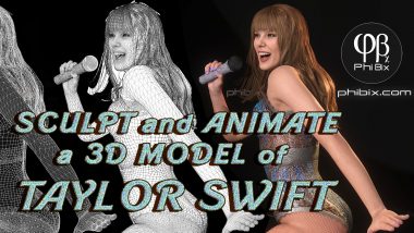 Sculpter et animer un modèle 3D ressemblant à Taylor Swift