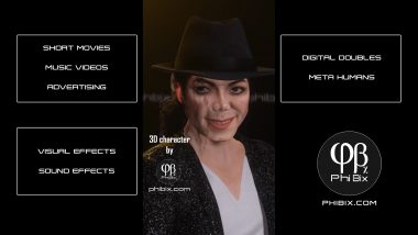 MJ modélisé et animé en 3D par PhiBix