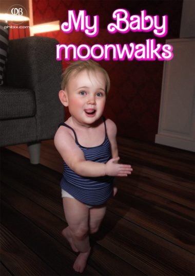 My baby moonwalks (challenge by PhiBix)